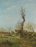 unknow artist Cerisiers a Uccle oil painting reproduction